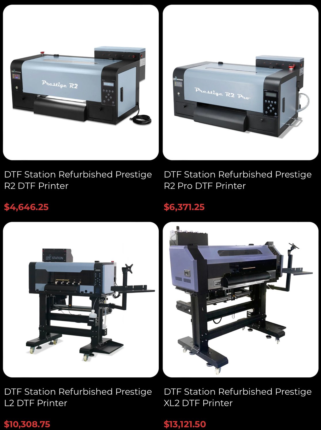 DTF Station Refurbished DTF Printer Cyber Monday Deals 2024